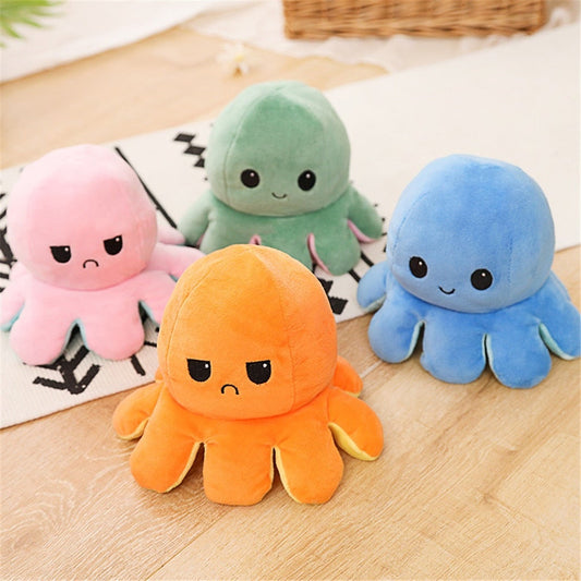 reversable Octopus Plush Toy