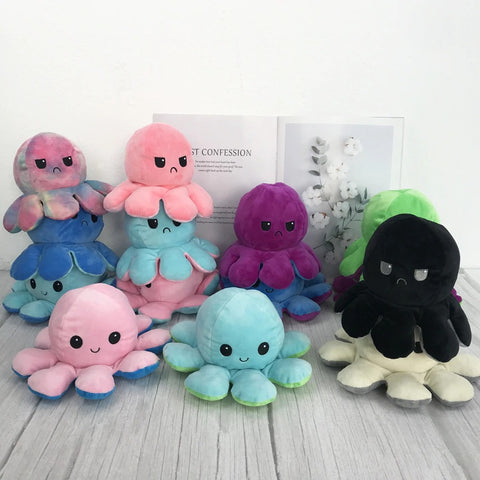 reversable Octopus Plush Toy
